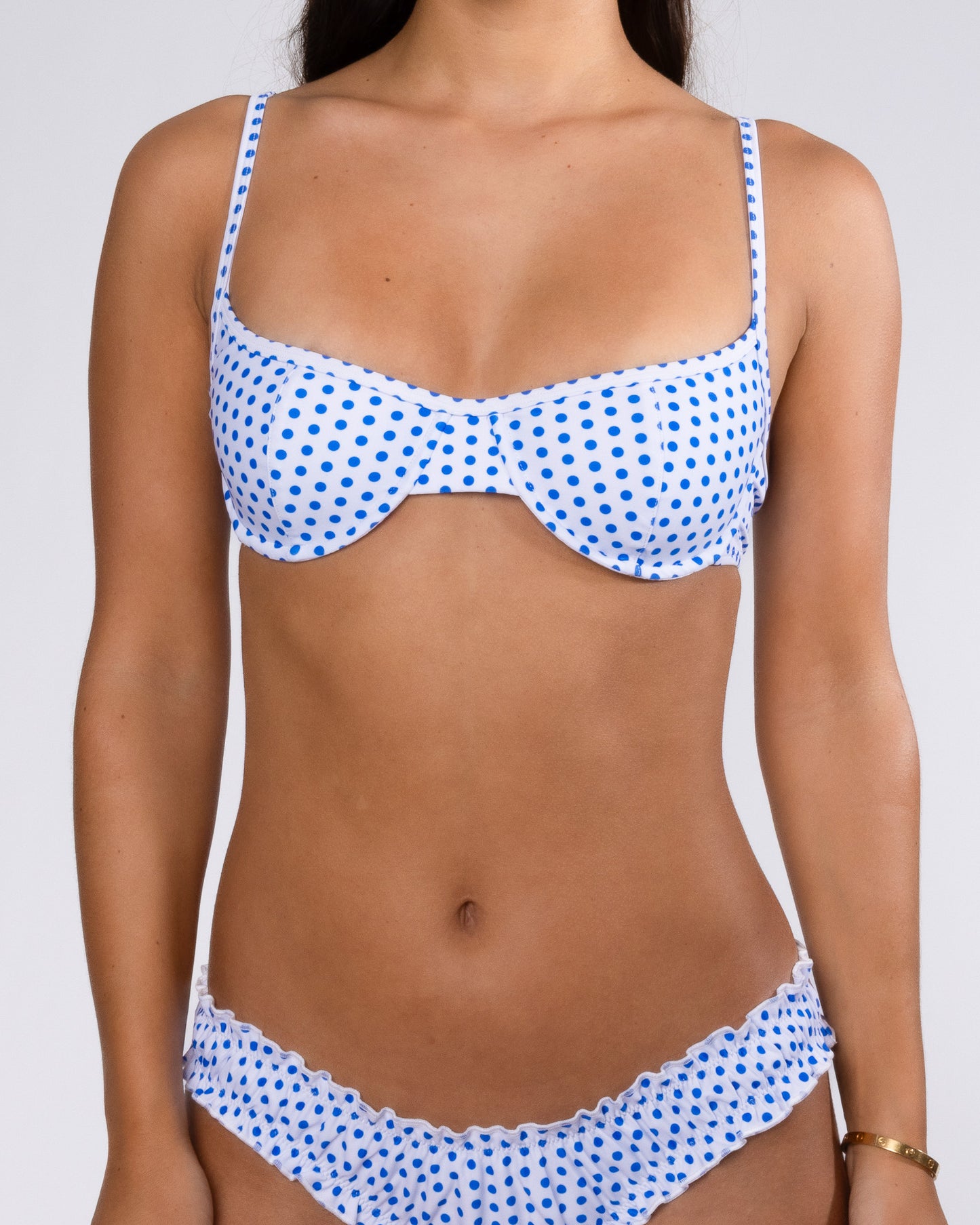 Millie Balconette Bikini Top - Polka Dot