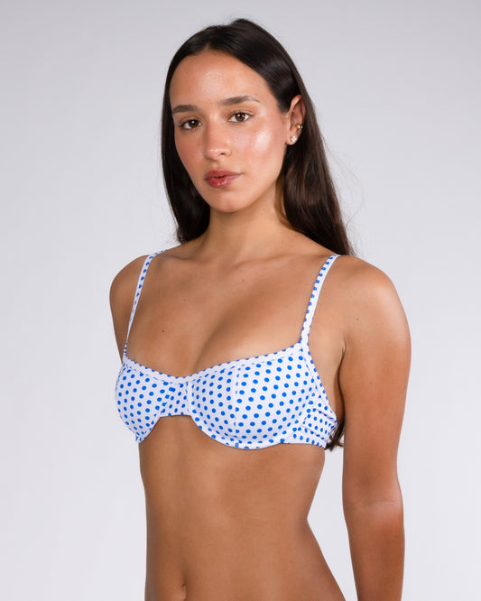 Millie Balconette Bikini Top - Polka Dot