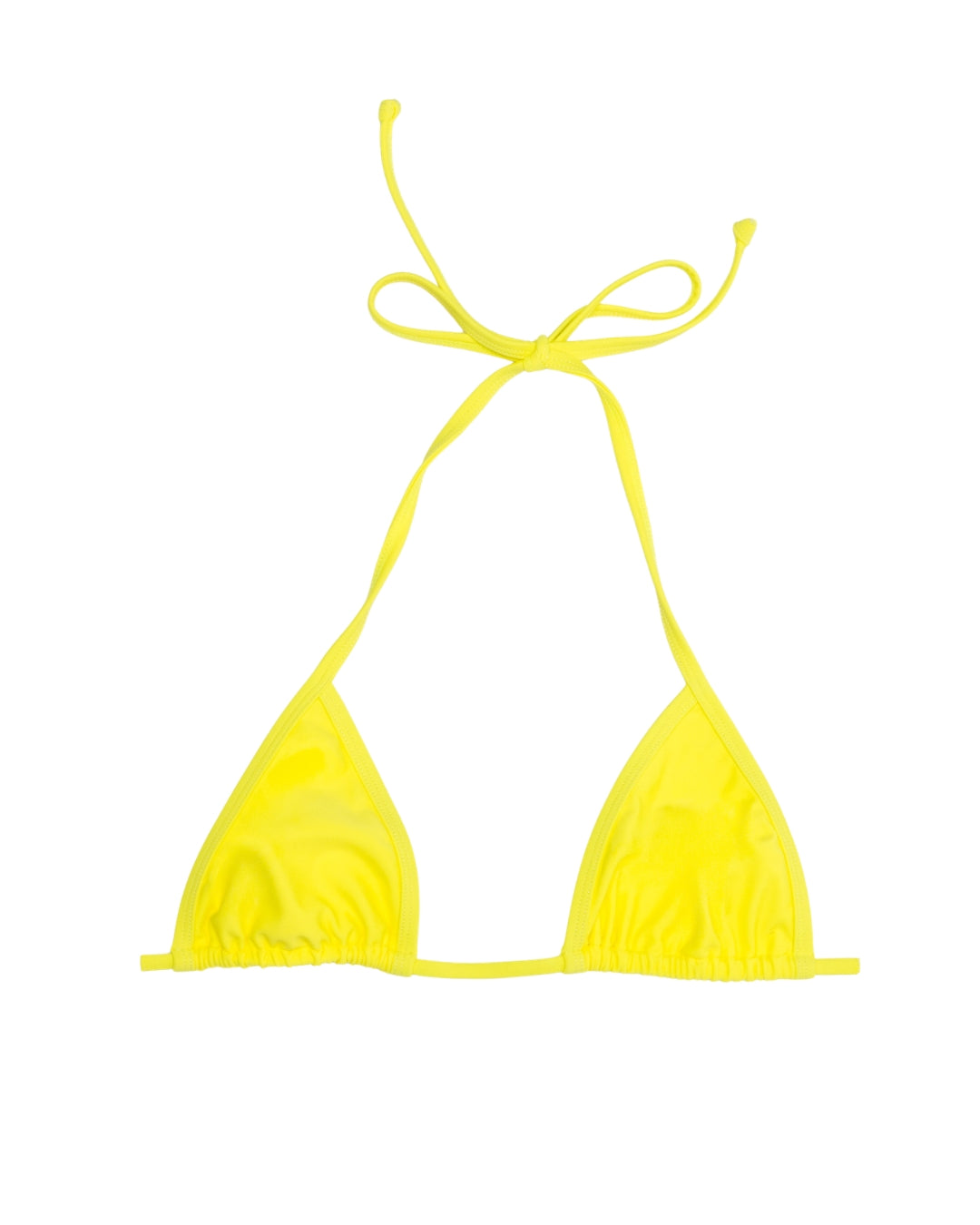 Pipeline Triangle Bikini Top - Yellow