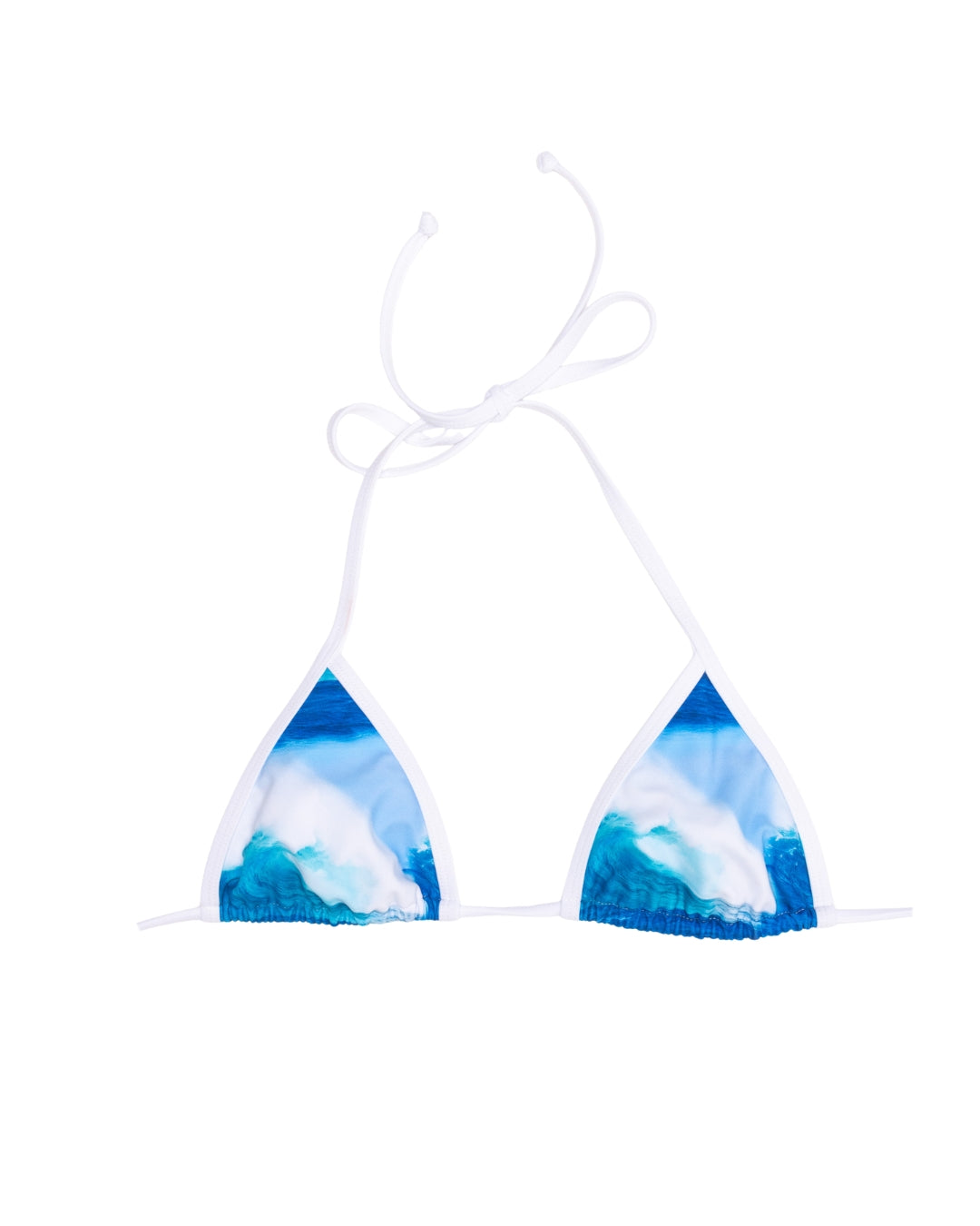 Blue Crush Triangle Bikini Top