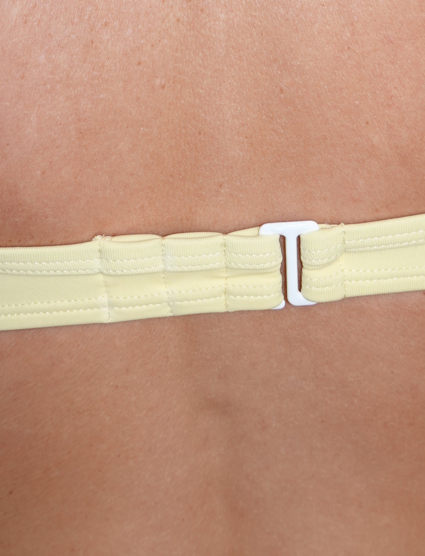 the millie bikini top - banana yellow